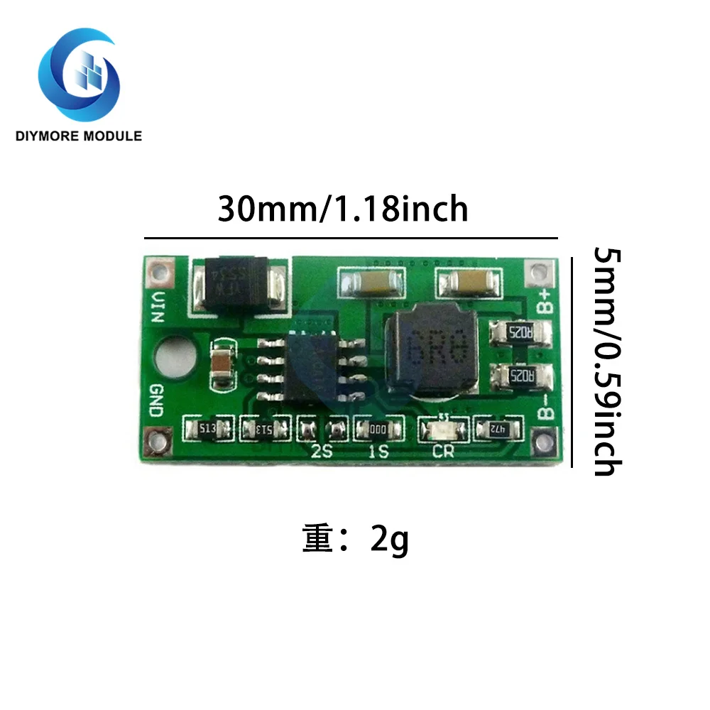 Синхронное зарядное устройство для литий-ионных аккумуляторов 2 А 5-23 В