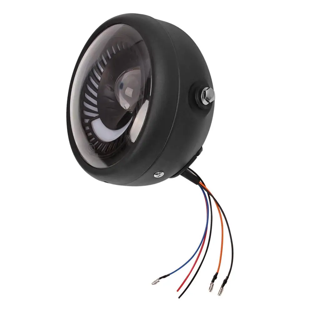 Мотоциклетная фара 6 5 дюйма для Кафе Racer винтажная универсальная светодиодная