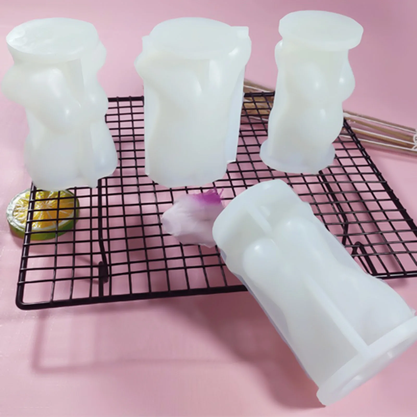 

DIY Resin Candle Mold Body Shape Art Sculpture Model Female Male Pregnant Silicone Mold Soap Mold Wax Mold Resin Craft