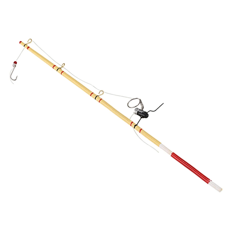 Игрушечный домик с соотношением 1/12 миниатюрная удочка Рыболовный инструмент модель игрушка кукольный