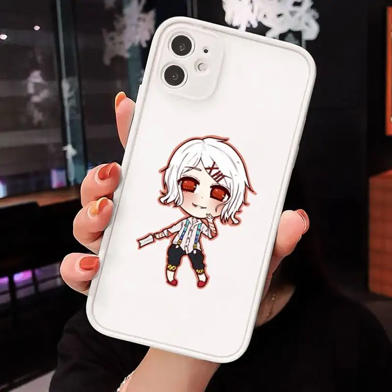 

anime JUUZOU SUZUYA Tokyo Ghouls Phone Cases Matte Transparent for iPhone 7 8 11 12 s mini pro X XS XR MAX Plus cover funda