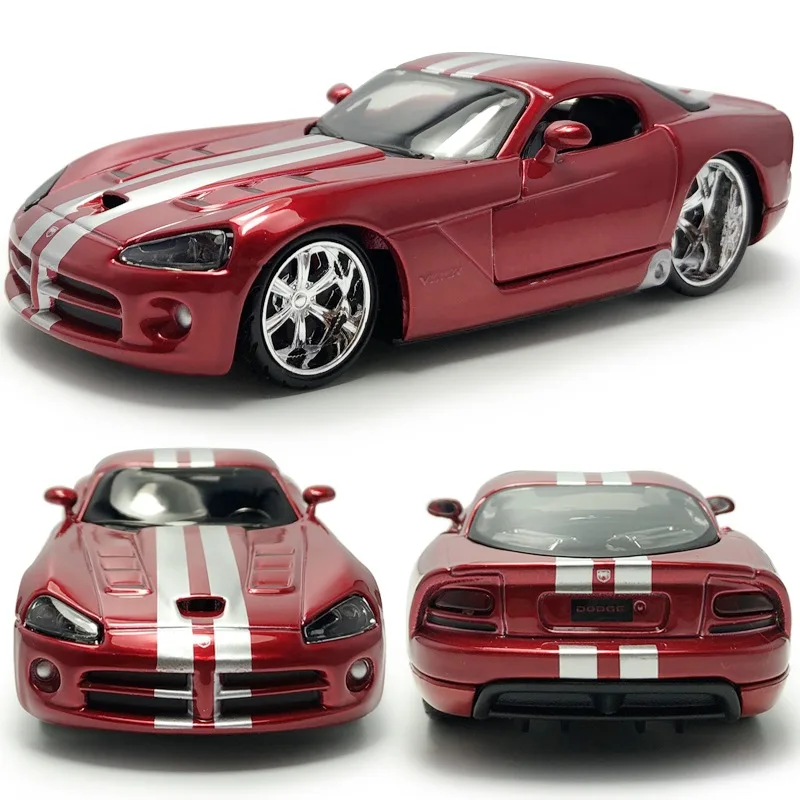 HOMMAT масштаб 1/32 Dodge Viper SRT 10 модель спортивного автомобиля сплав металла 1:32 литые