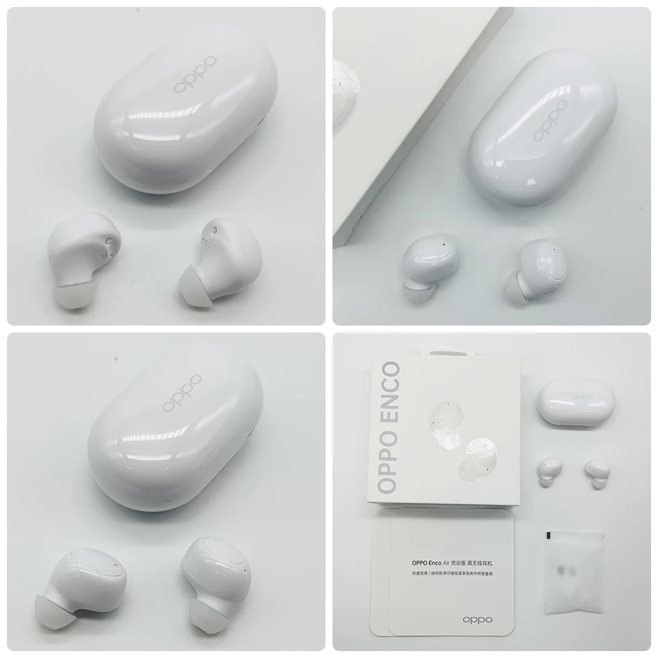 OPPO ENCO Buds TWS Earphone Wireless Bluetooth 5.2 Earbuds AI Noise Cancellation IP54 Water Resistant For Reno 4 PRO | Электроника