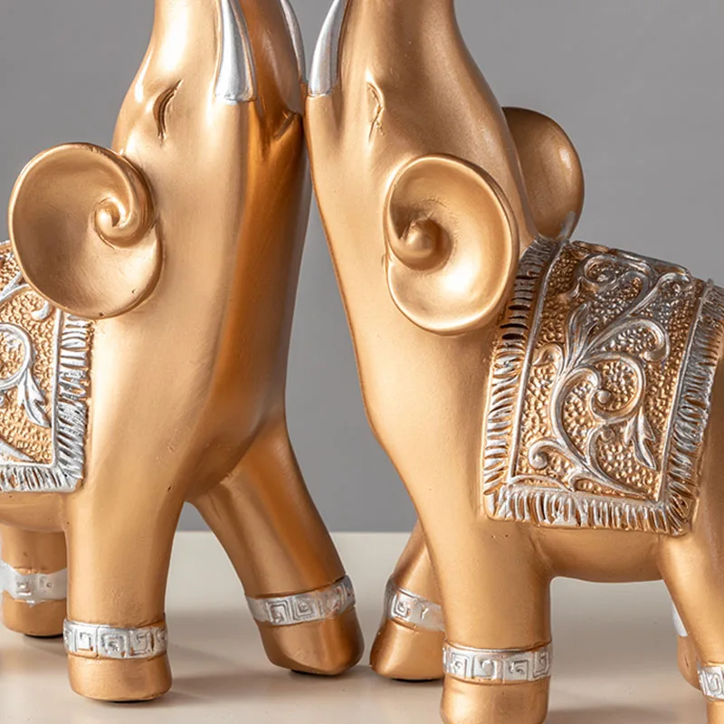 Изделия для дома творческий бамбука благоприятный украшение в виде слона