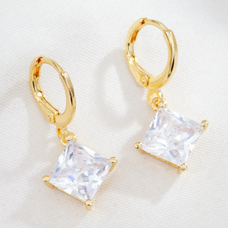 Новинка 2020 серьги золотого цвета разные серьги-капли с фианитом для женщин и
