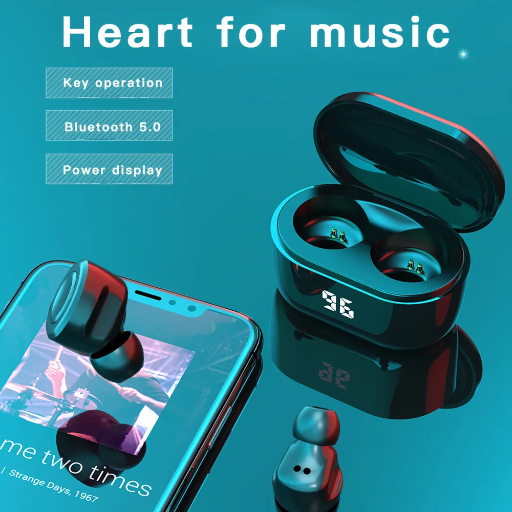 KEBIDU TWS A6 мини беспроводные наушники Bluetooth 5 0 бизнес-наушники водонепроницаемые