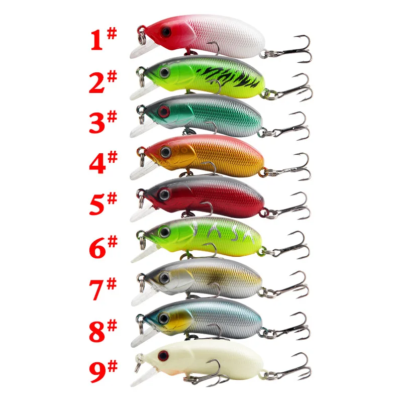 

1pcs Fishing Lure Minnow Isca Artificial Hard Bait 5.3cm/7.8g Wobblers Crankbait With Treble Hook Swimbait Carp Fishing Lure