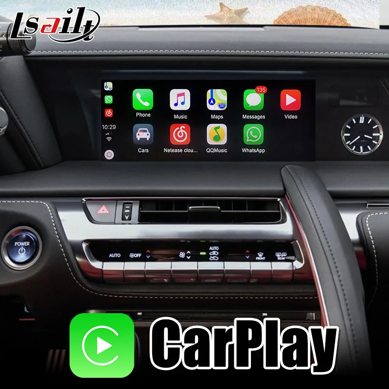 4G Lsailt CarPlay/ Android мультимедийный видеоинтерфейс для Lexus LC500h 2018 года выпуска с YouTube