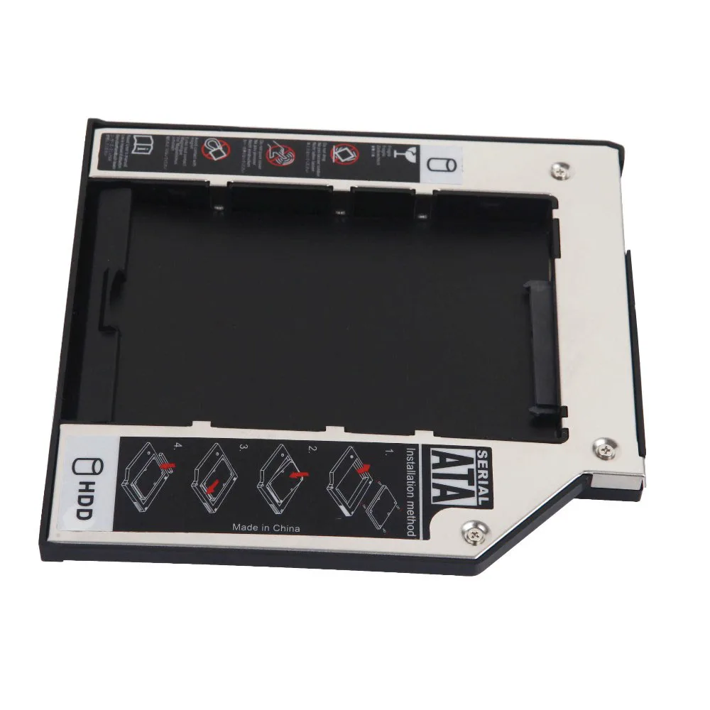 С панелью для установки второго SATA 2 5 дюйма жесткий диск HDD SSD оптический Caddy IBM Lenovo