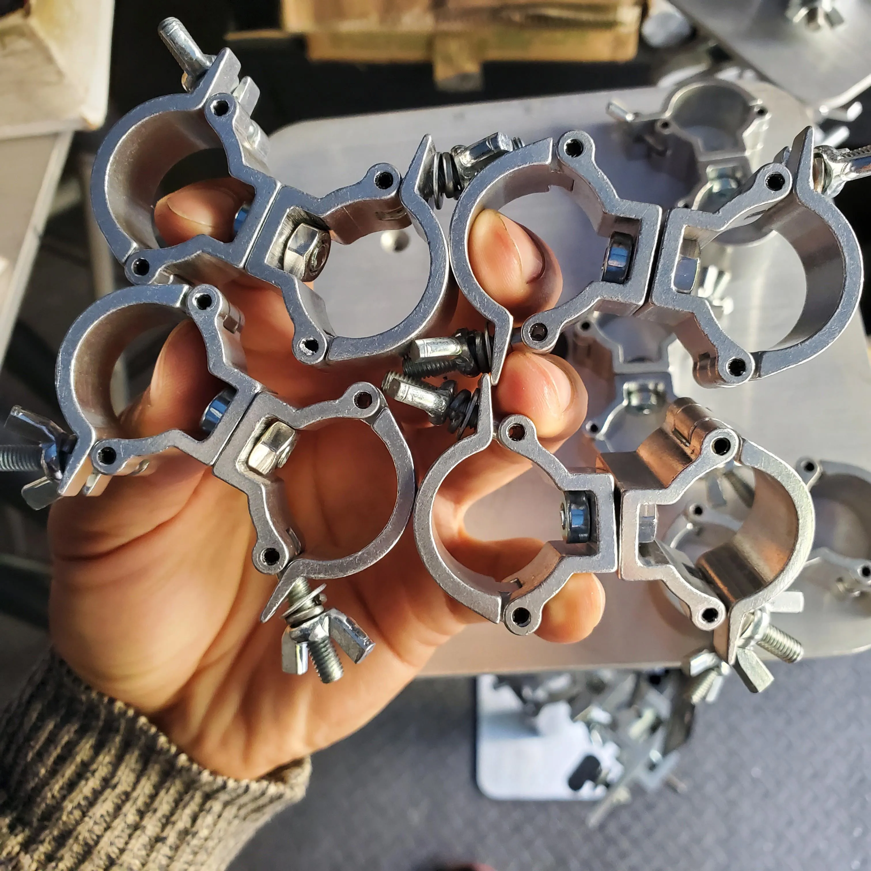 Трубы из углеродного волокна 25 мм поворотный двойной зажим JR clamp 1 дюйм обмотка