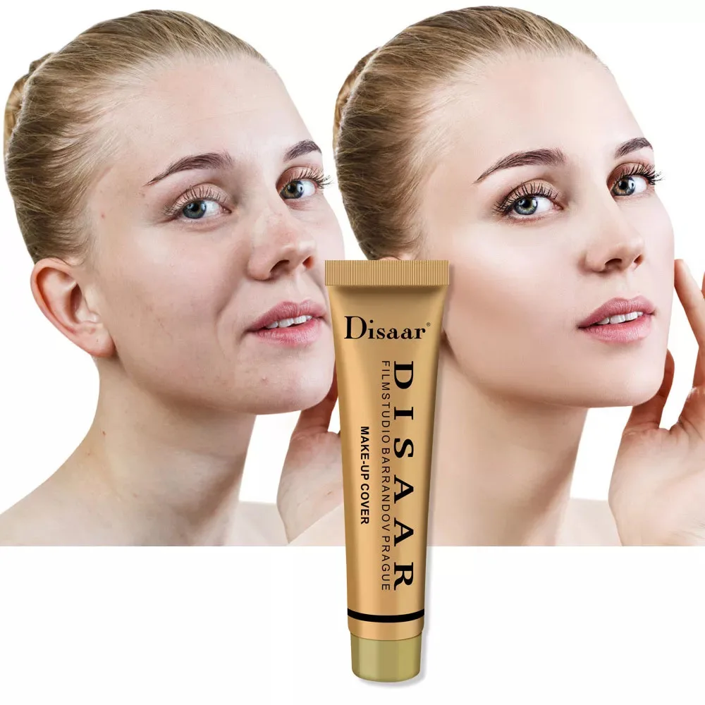

Small Golden Tube Silky Moisturizing Concealer Foundation Cream Cover Tattoo Acne Scars Concealer Liquid Natural Brighten Makeup