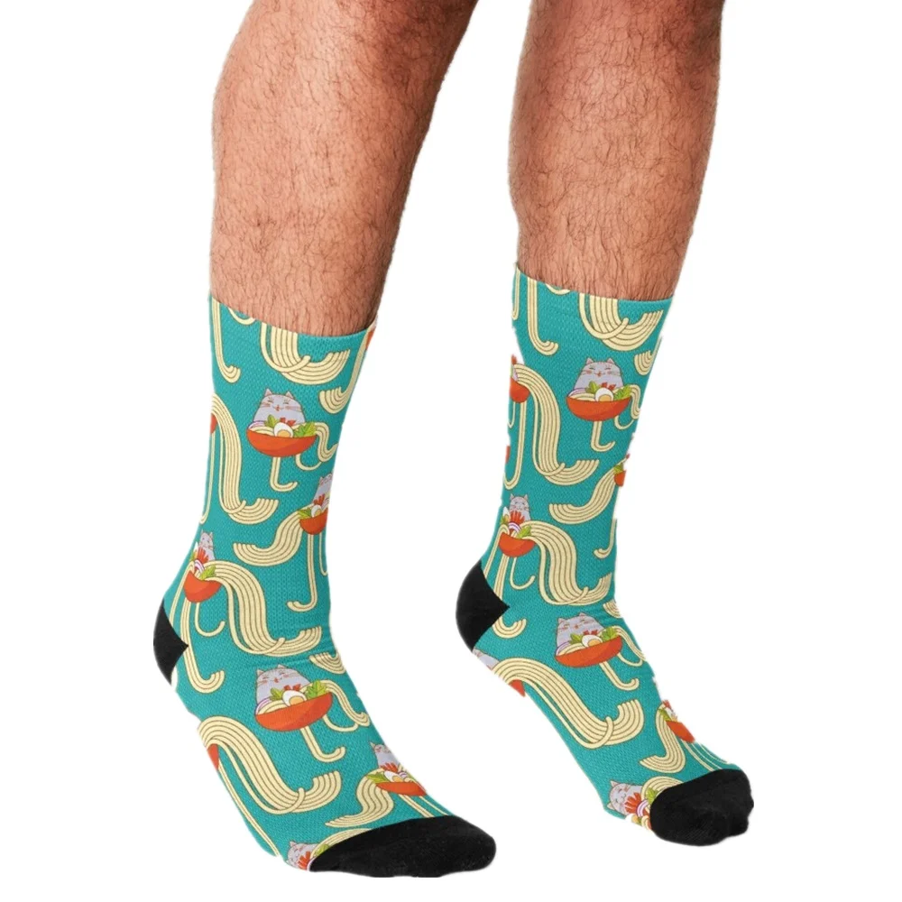 

Funny Socks Men harajuku Pow Comic Book Socks Printed personality Happy hip hop Novelty Skateboard Crew Casual Crazy Socks