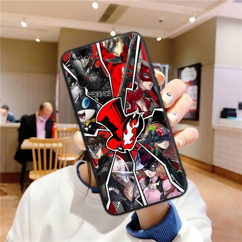 

Japanese Popular Game Persona 5 Phone Case for redmi 4X 5plus 6 6A7 7A 8 8A 9 note 4 8T 8pro 9 pro Case