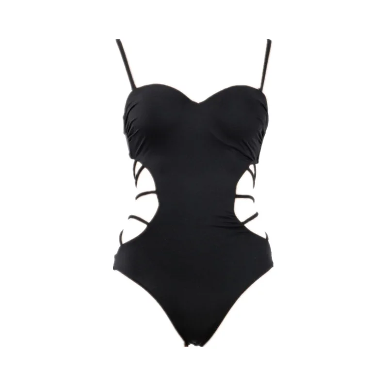 

Rhyme lady 2020 Sexy Swimsuit Women Swimwear One Piece Bodysuit Push Up Monokini Halter Cross Bathing Suits Swim Suit