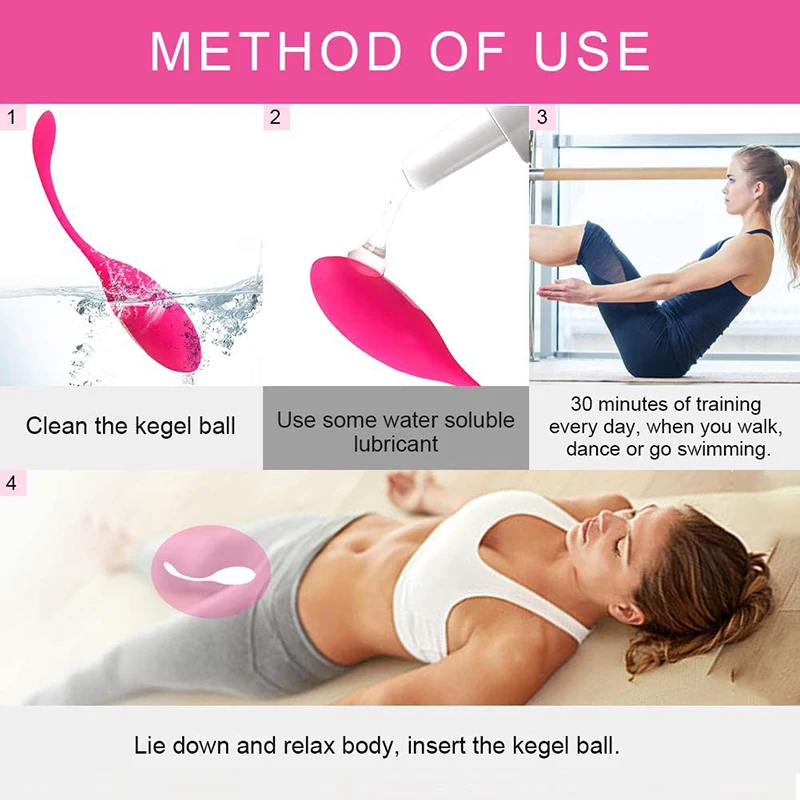 Vaginal Kegel Balls Ben Wa Geisha Chinese Ball Electric Shock Vibrator Women Vagina Tight Exerciser Trainer Vibrate Egg Sex Toy | Красота и