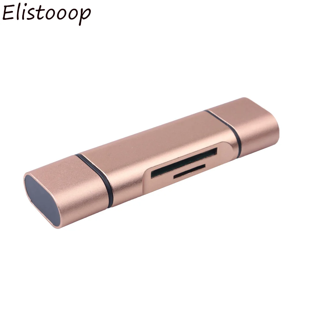 Новый USB a/c 3 в 1 OTG Micro usb type C интерфейс для TF SD кардридер Macbook retina 12 Pro 13 15 телефон