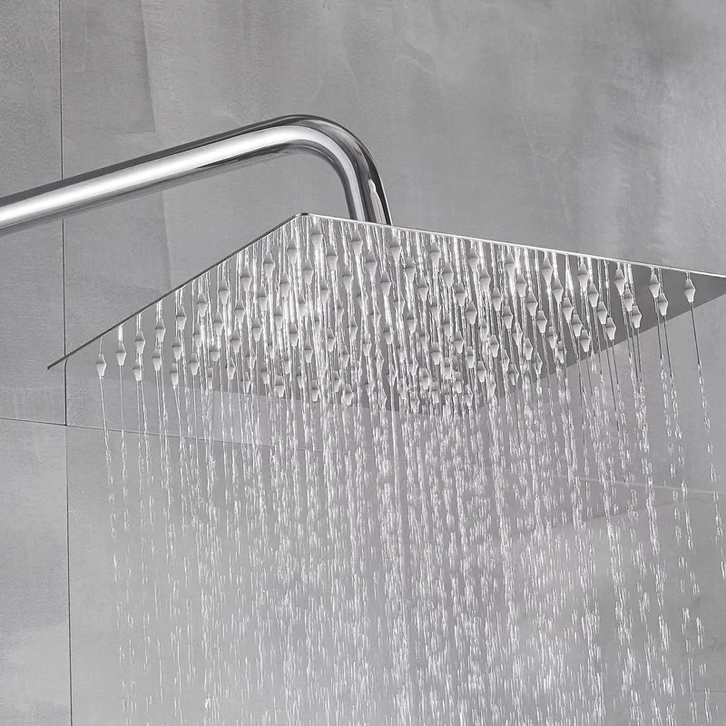 Набор термостатических душевых смесителей для ванной комнаты хромированный