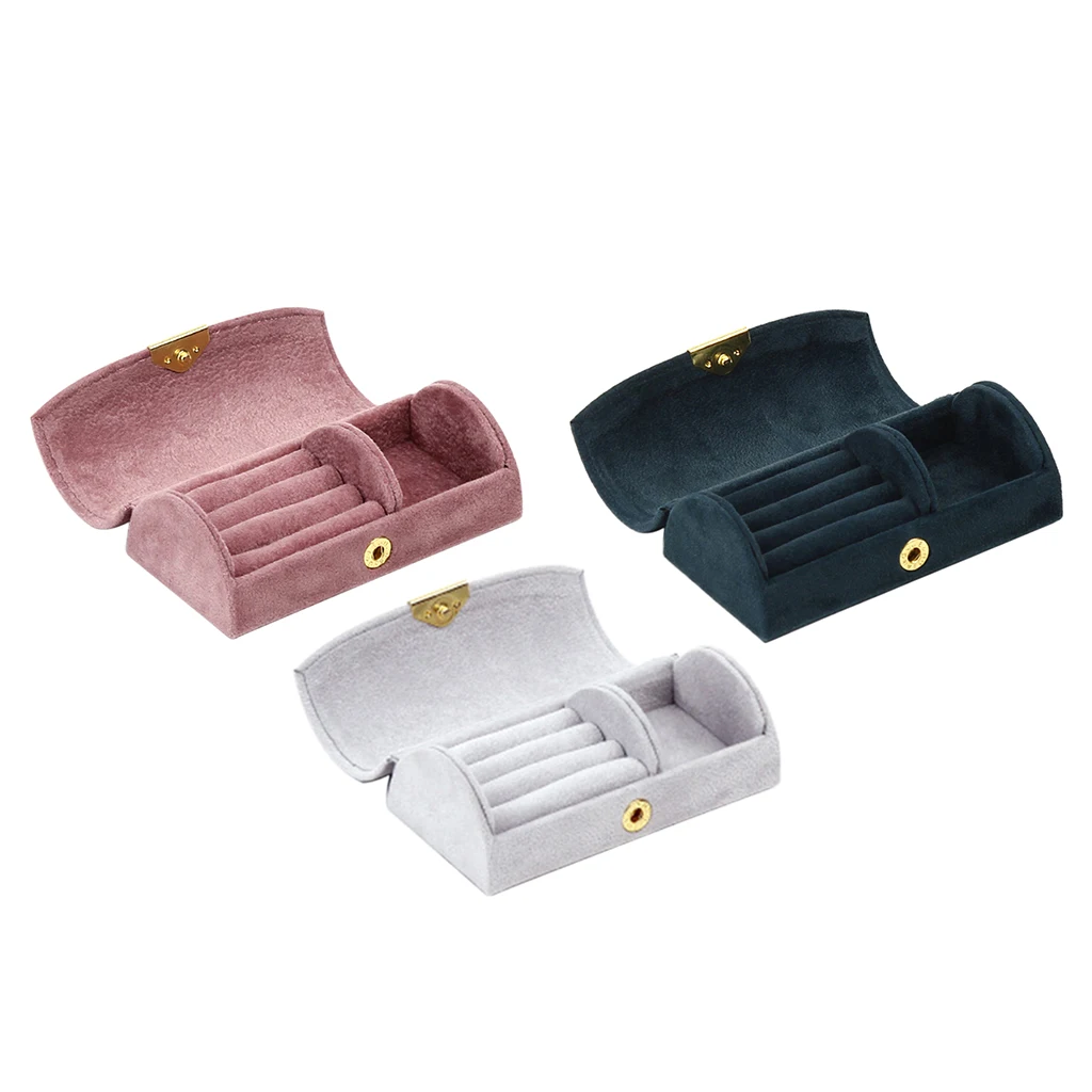

Velvet Jewelry Box Necklace Bracelet Organizer Box Showcase Holder Jewelry Case