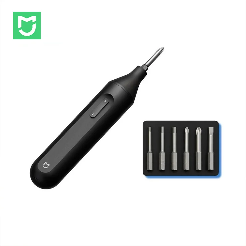 

Original Xiaomi Mijia Electric/Manual Screwdriver 1500mah Portable Rechargeable Integrated Screw Driver W/6 S2 Screw Bits