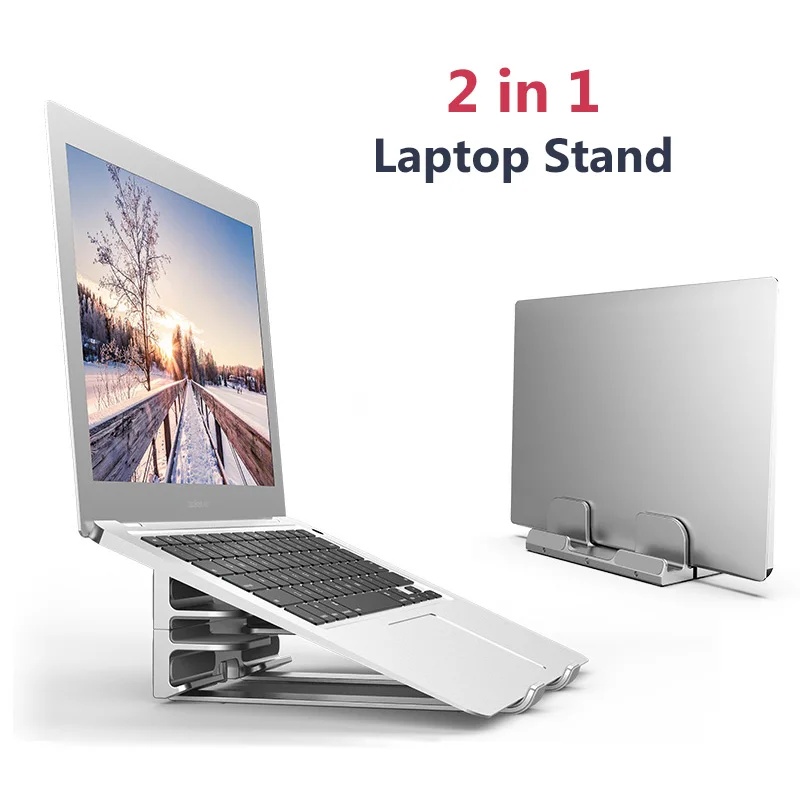

Multifunction Laptop Stand Aluminum Alloy Notebook Stand Holder For Macbook Air Pro Lenovo Anti-slip Computer Storage Bracket