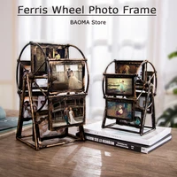 creative 4 inch 5 inch plastic ferris wheel model frame home decoration accessories modern photo show wedding room decorative