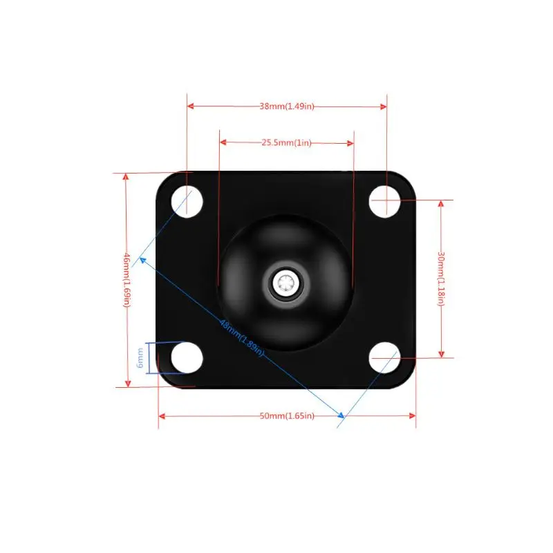 

Aluminum Square Mount Base with Ball Head for Zumo Motorcycle Bicycle
