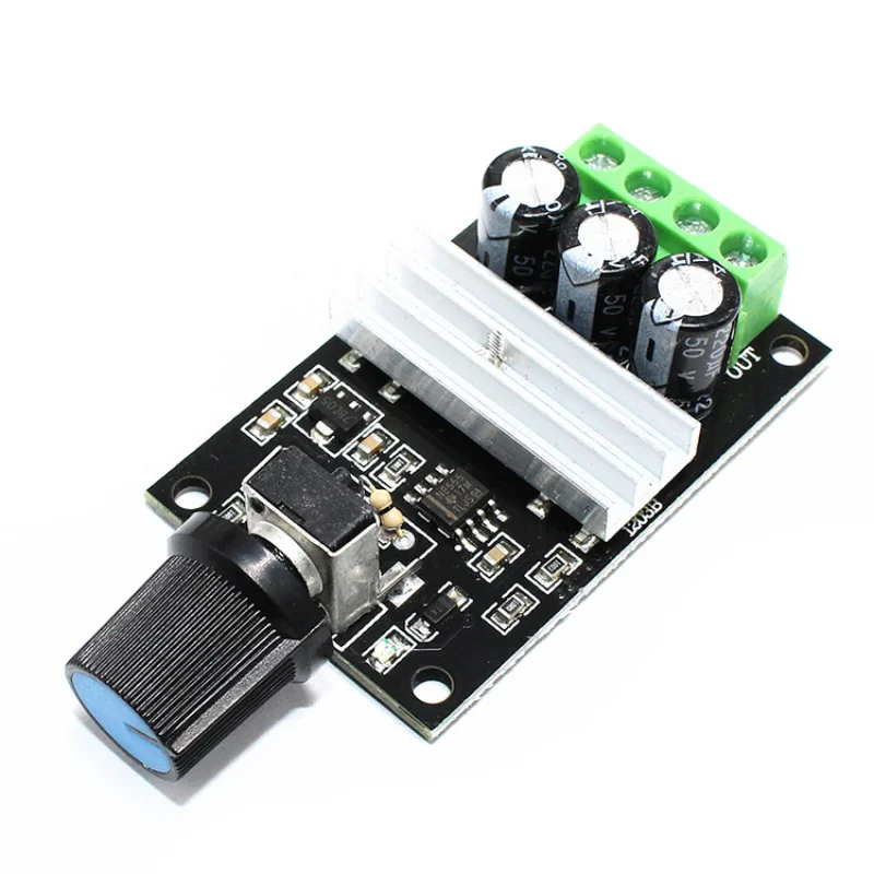 

ШИМ-регулятор скорости двигателя, регулятор переменной скорости с потенциометром, 6 в, 12 В, 24 В постоянного тока, 28 В, 3 А, 80 Вт