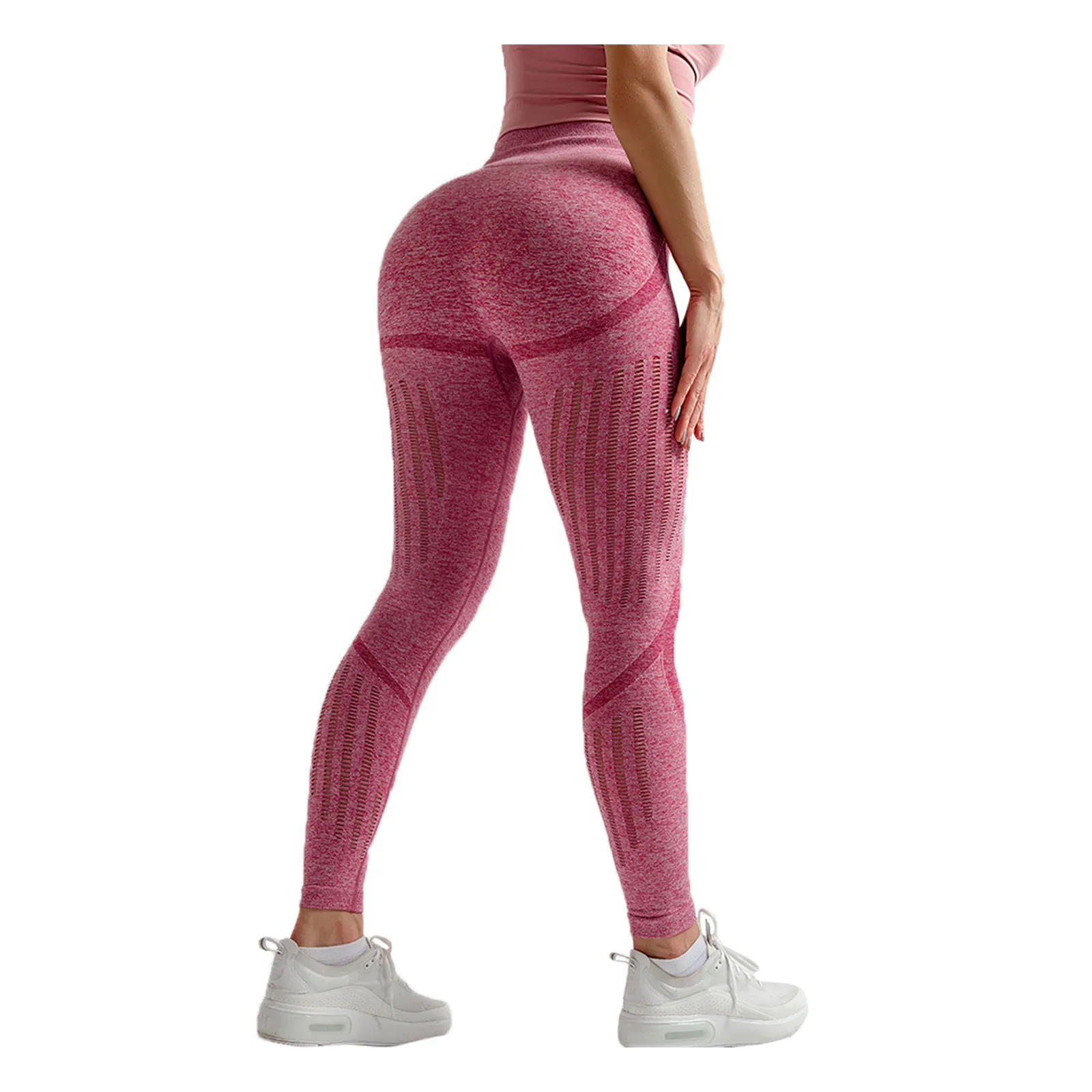 

Sagace 2021 New Yoga Pants Women's High Waist Workout Leggings Textured Booty Tights Gym Girl Tights