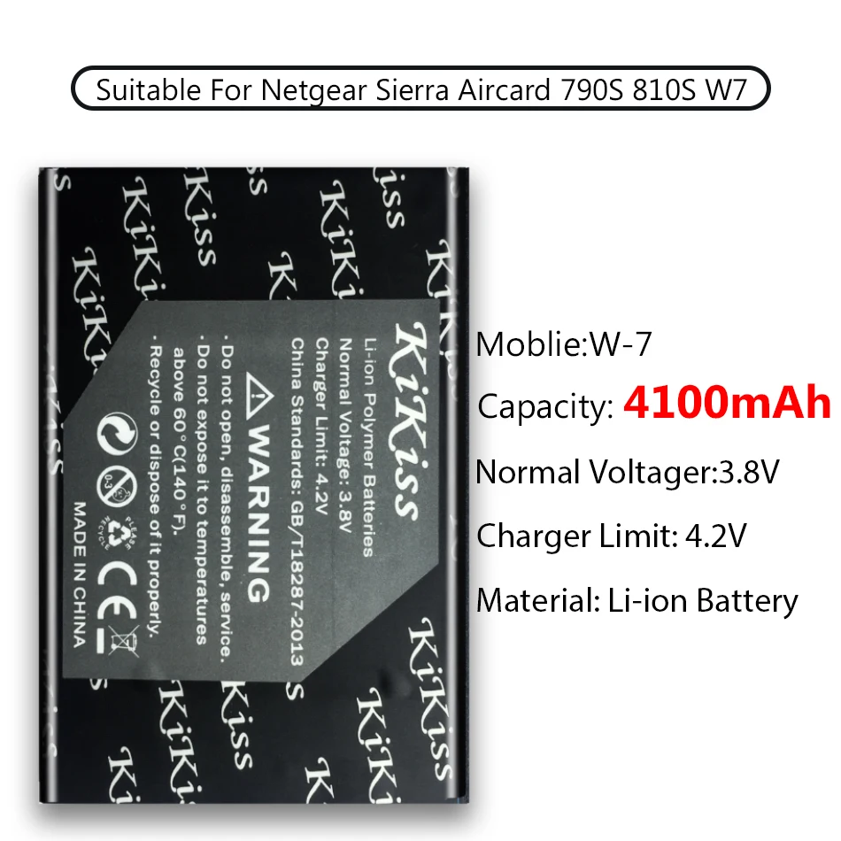 4100 мАч Высокая емкость батареи смартфона для Netgear Sierra Aircard 790S 810S W7 W-7 + трек-код |