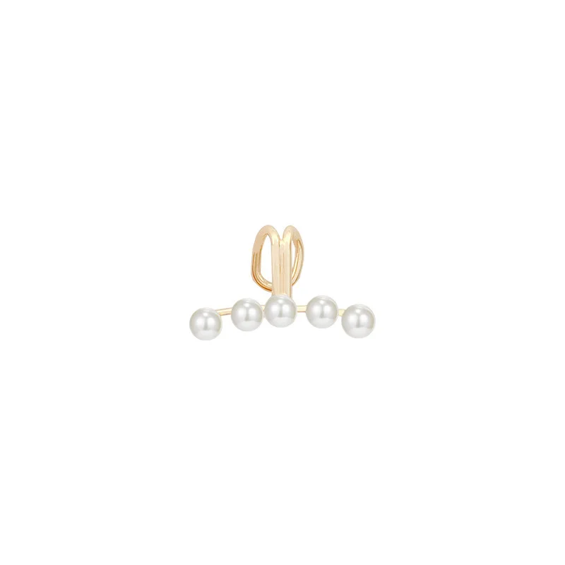 

Pearl Earbone Clip Hole Clip Women's Simple 2021 Classic at a Loss Earrings for Women Girls Luxurious Bridal
