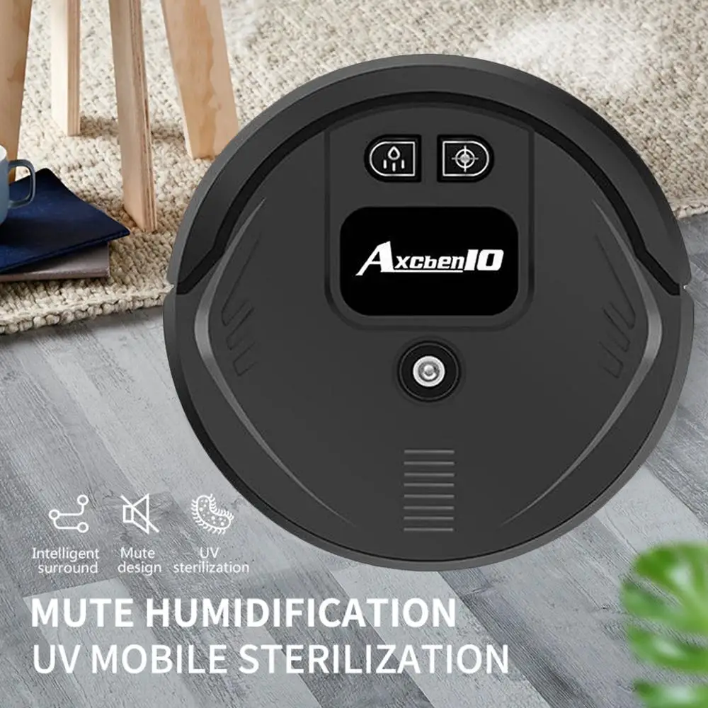 Умный робот пылесос USB зарядка Многофункциональный сухой влажный Швабра