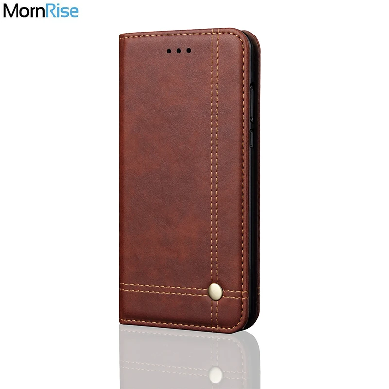 Роскошный ретро тонкий кожаный флип чехол для iPhone SE 2020 кошелек с подставкой карт