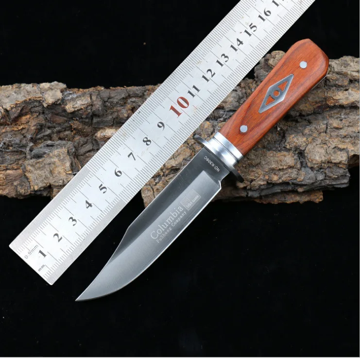 

Маленький прямой нож для кемпинга, высокопрочный острый резец, портативный небольшой прямой клинок, не складывающийся