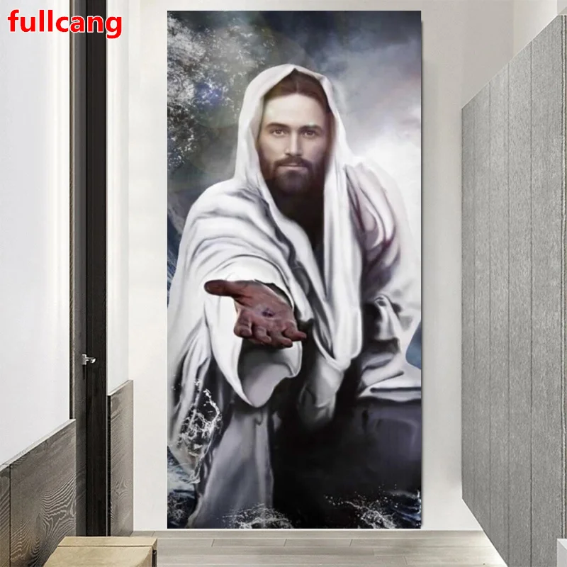 

God Jesus DIY 5D Diamond Painting square Round drill Mosaic diamond cross stitch Diamond Embroidery Hallway Decoration,JX2513