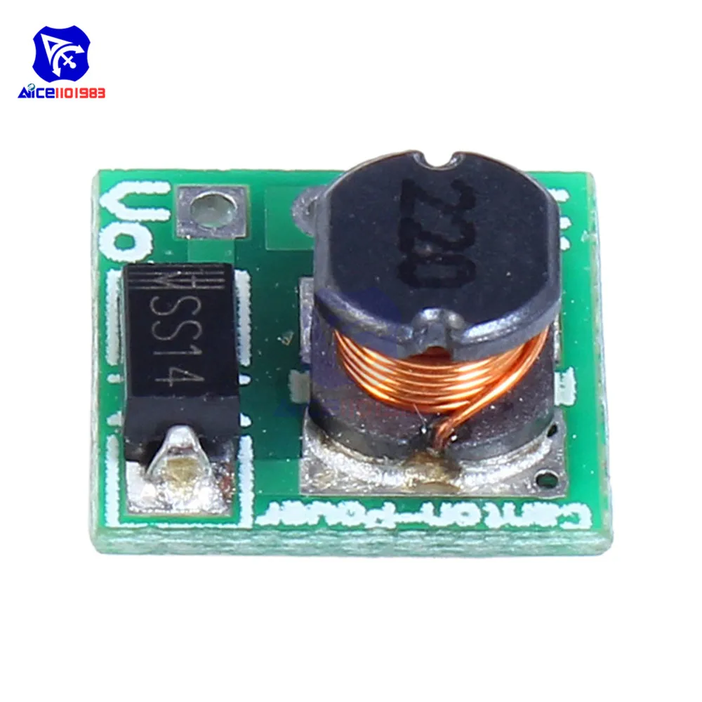 Diymore 5 шт./лот DC 0 9 в 1 8 2 3 В 7 4 до Повышающий Модуль питания преобразователь
