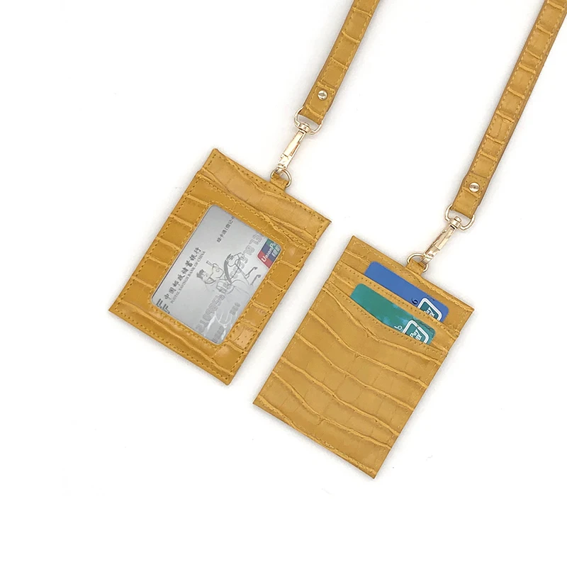 2020 Новый тисненый крокодиловый кожаный ремешок держатель для карт мужчин женщин