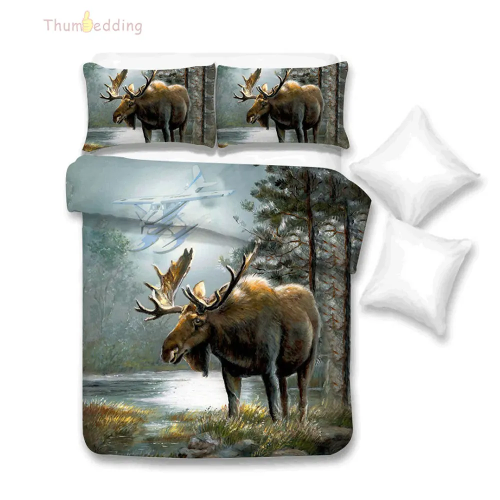 Thumпостельные принадлежности в виде животных набор постельного белья Rhinoceros River