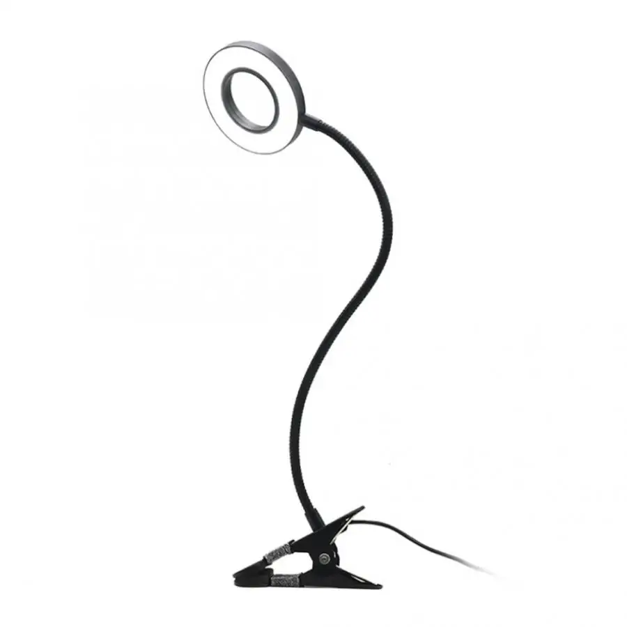 Портативный Регулируемый светодиодный светильник Холодный Белый Настольный для