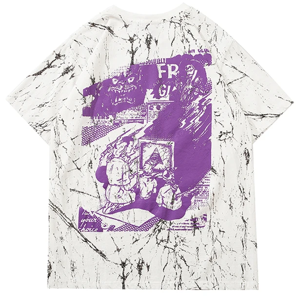 Футболка мужская хип-хоп 2020 летняя футболка с буквенным принтом уличная Harajuku High