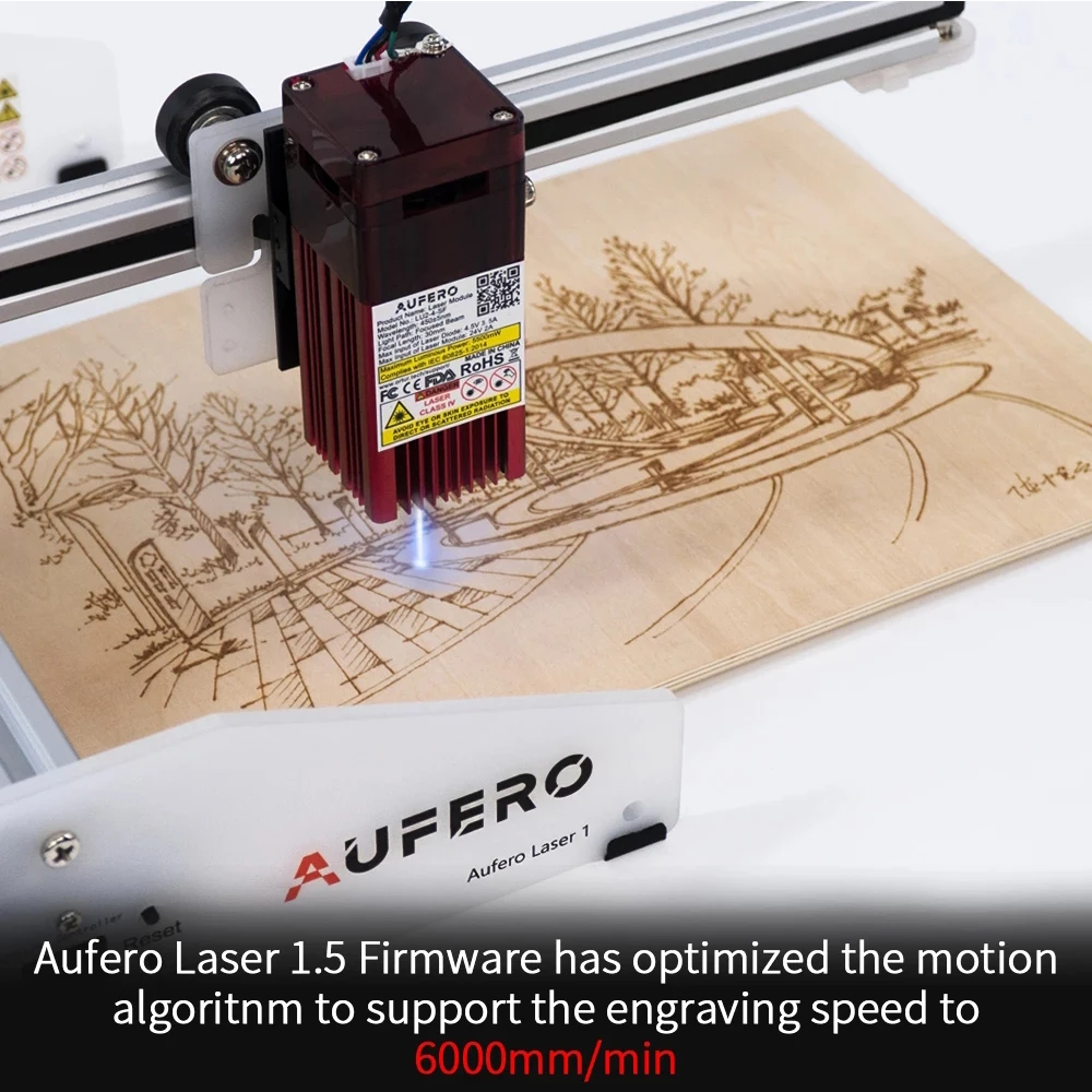 Laser Module Head LU2-2 LU2-4 SF LF Options for Aufero Ortur Engraver Wood Cutting Tool After Sale Replacment |