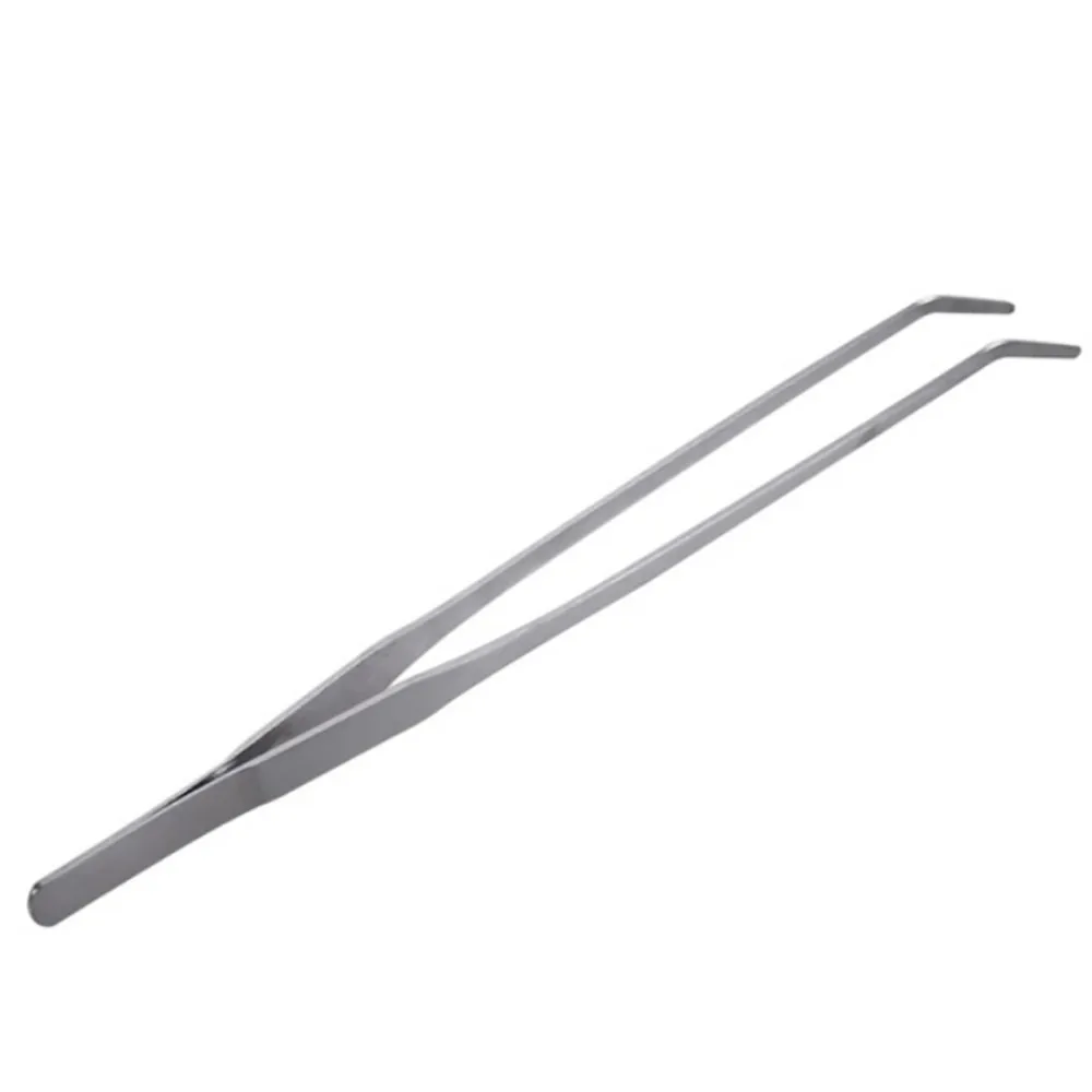 

Stainless Steel Tank Tweezers Pliers Aquarium Tool Fish Tank Aquatic Plants Straight Elbow Forceps Clip Aquatic Cleaning Tool