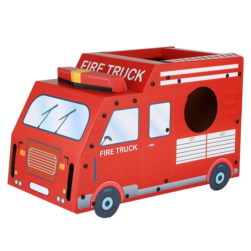 

Children's Carton Cardboard Toys Can Be Worn Kindergarten DIY Handmade Materials Paper House Boy's Baby Girl's Model