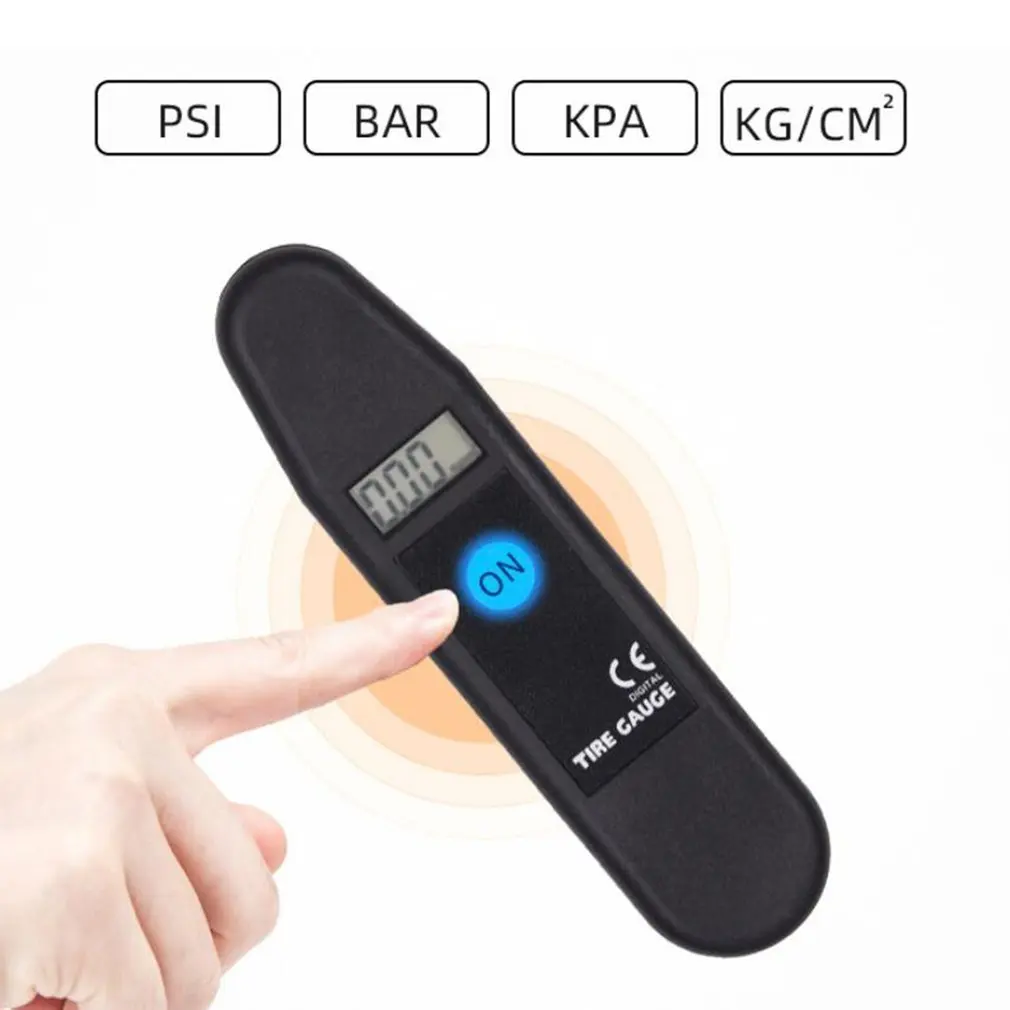 Цифровой автомобильных шин Air Давление измерителем влажности и температуры
