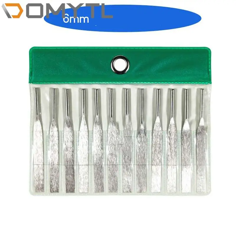 

12pc Set 2/4/6mm Ultrasonic Sandless File Stick Sandpaper Mold Polishing And Photoelectric Pneumatic Reciprocating Special