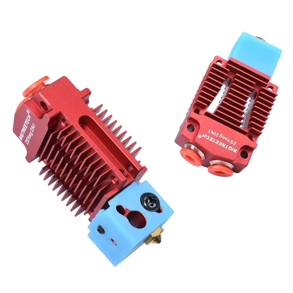 2 в 1 из Hotend J-head Экструдер 3d части принтера Боуден экструдер многоцветный 12 В/24 В 1,75 мм нити Вентилятор охлаждения VS V6 Hotend
