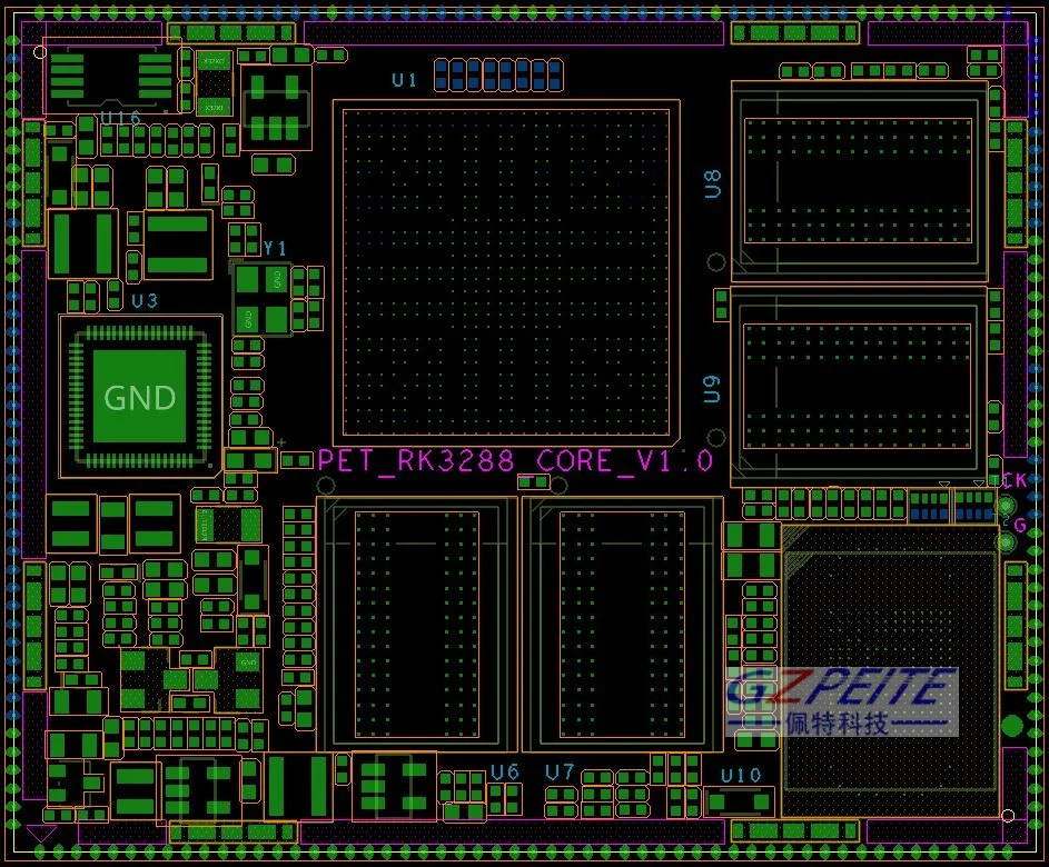 RK3288 основная плата макетная распознавание лиц Промышленная материнская Android Ubuntu