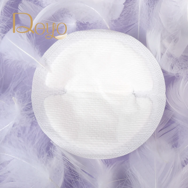 

Deyo Breast Pads Disposable Soft Fabric Breathable Super Absorbency Cotton Non-Washable Breastfeeding Anti-Overflow Pad 10pcs