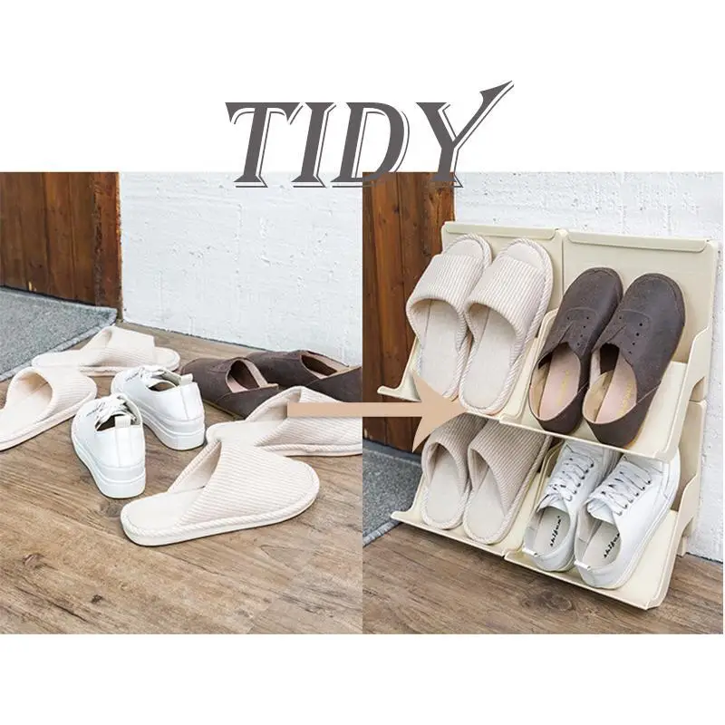 Штабелируемая компактная полка для обуви | Дом и сад