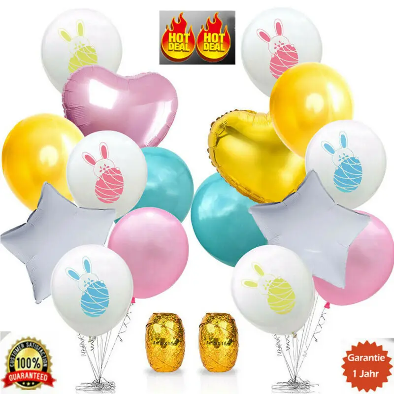 Пасха вечерние Декор воздушные шары с кроликом из мультфильма воздушных шаров