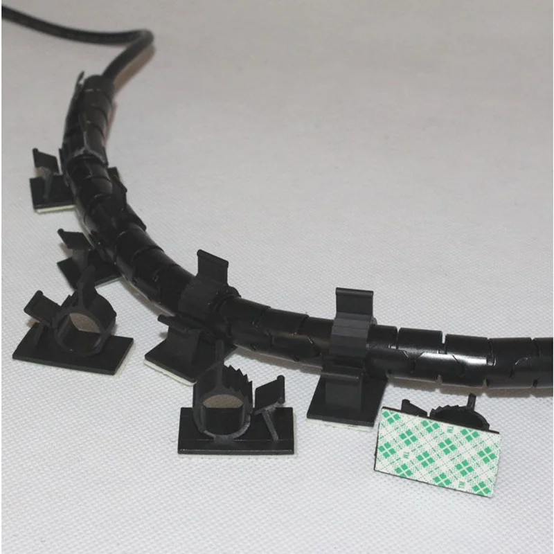 Клейкие зажимы для кабелей органайзер зарядки шнура питания автомобильный ПК